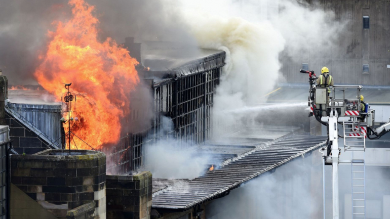 A Escola de Artes de Glasgow passou por dois incêndios