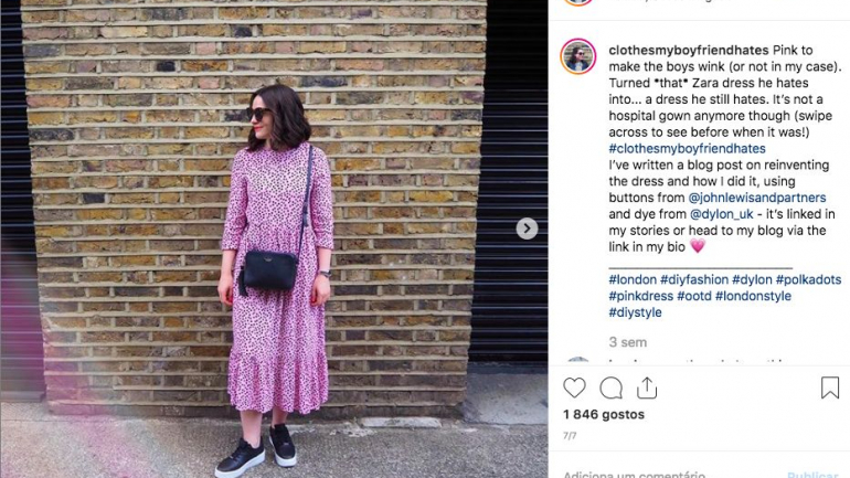 Olivia partilha os seus looks no blogue e na página de Instagram