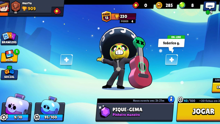 As personagens chamam-se Brawlers