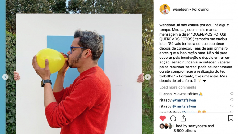 Apesar de ter Lisboa no nome, é no Porto que Wandson vive e diz que, para já, não há planos de se mudar