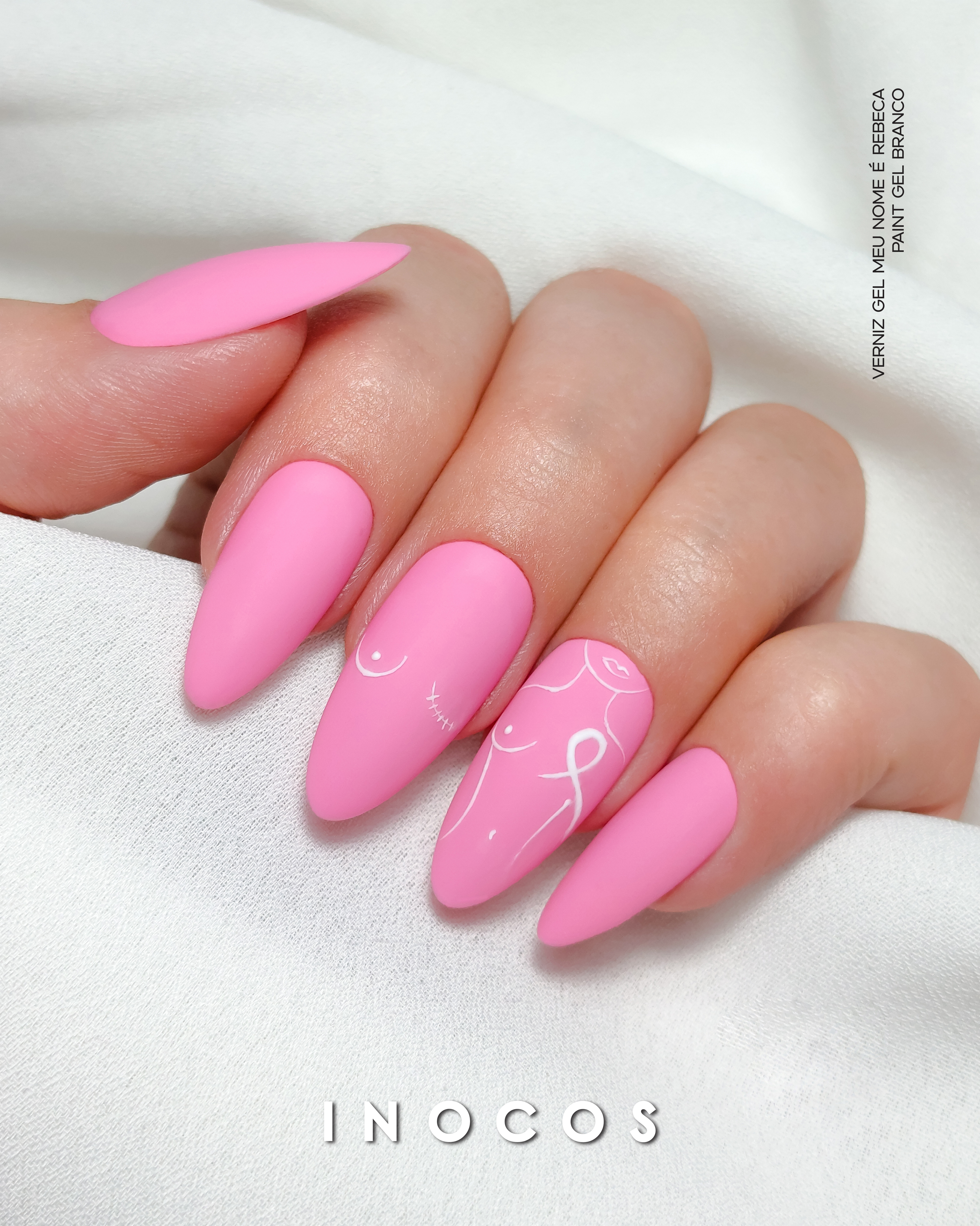 Neste Outubro Rosa, apoie o movimento com os vernizes INOCOS. 11 inspirações para unhas bem femininas