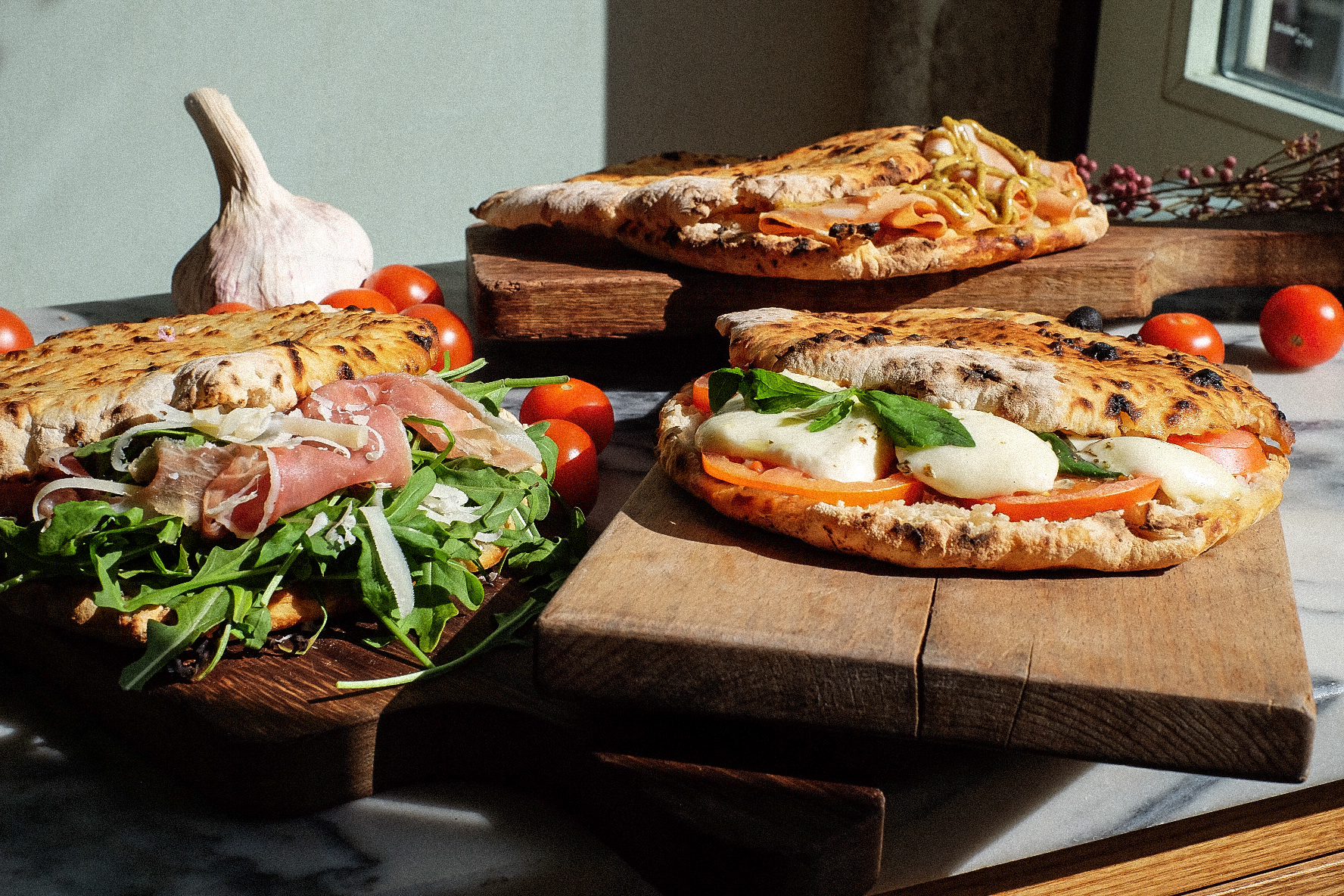 Adora focaccia? O Mano a Mano tem um novo menu com este pão italiano para todos os gostos