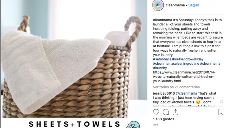 Cleanfluencers. O paraíso das limpezas em 7 contas de Instagram