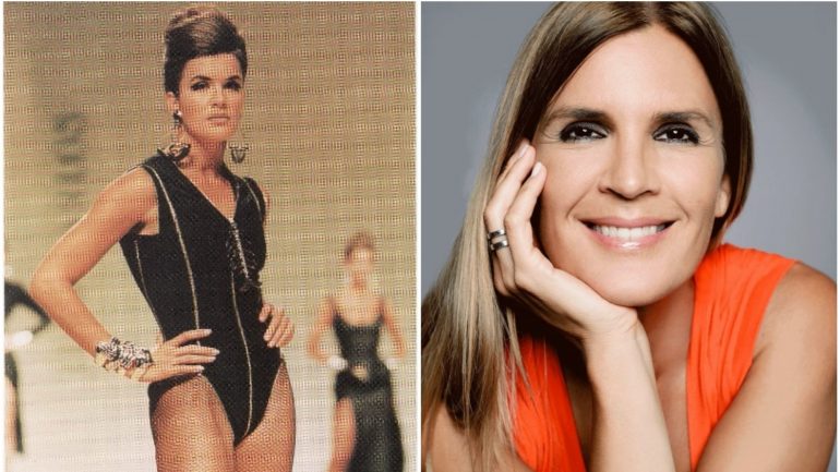 Xana Nunes há uns anos atrás e agora, com 53 anos