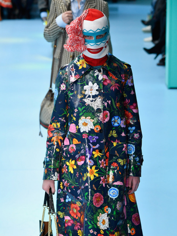 O desfile da nova coleção outono/inverno da Gucci