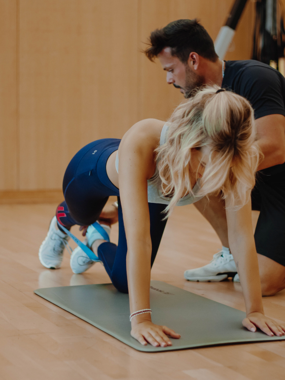 Mountain Climbers com Elástico