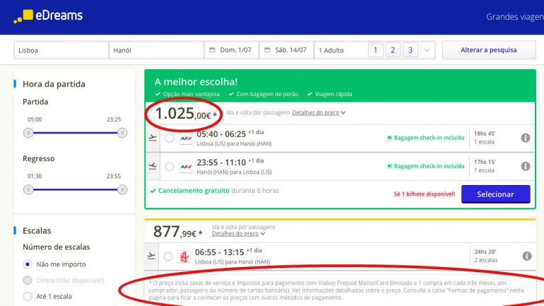 Os truques e manhas das agências que vendem bilhetes de avião online