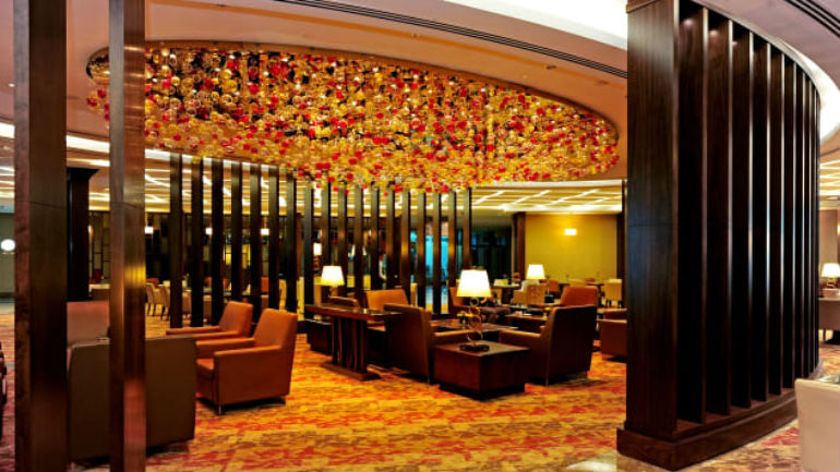 Um lounge dedicado ao Champagne Moet & Chandon 