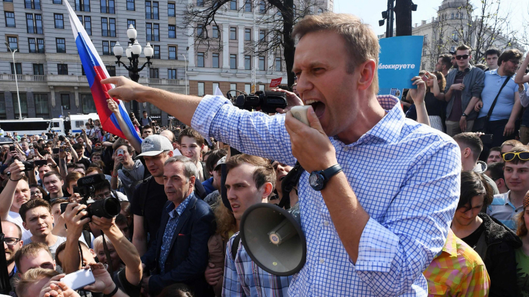 Alexei Navalny foi detido durante 30 dias