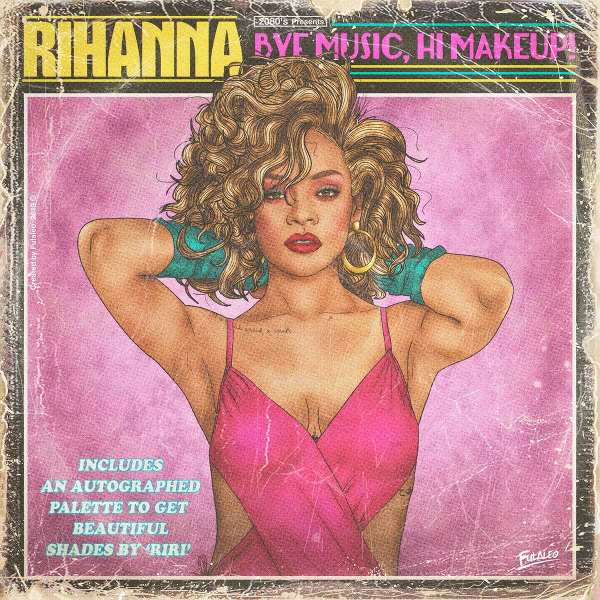 Beyoncé, Justin Bieber e Rihanna transformam-se em estrelas dos anos 80