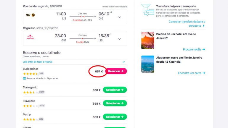 Os truques e manhas das agências que vendem bilhetes de avião online