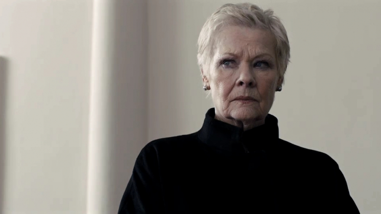 Judi Dench interpretou M ao lado de Daniel Craig, na saga James Bond