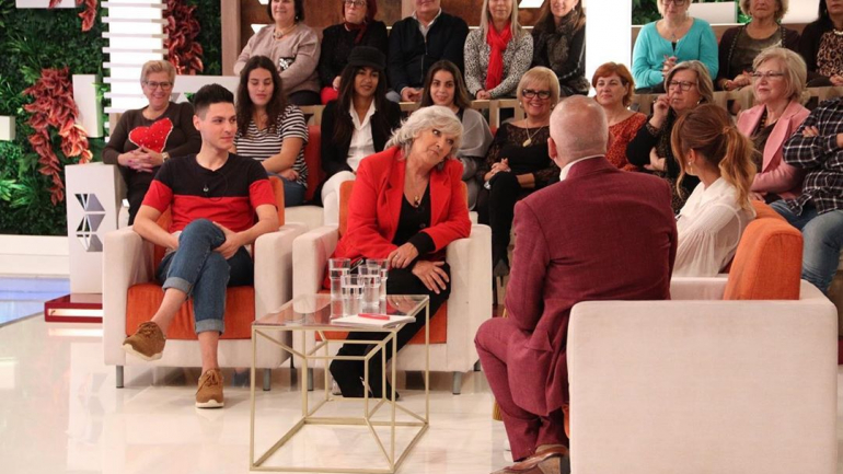 Rui Marques e a mãe estiveram no 'Você na TV!'
