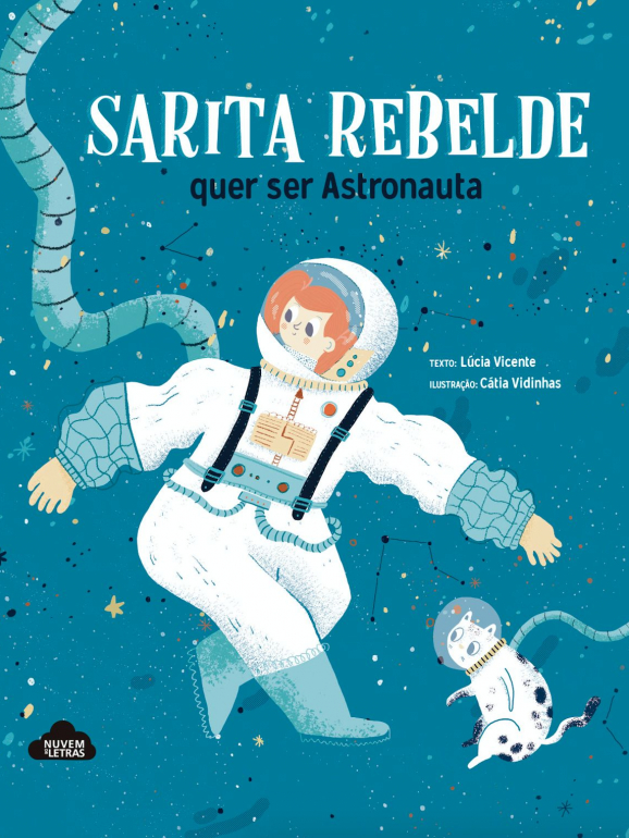 Capa do livro 'Sarita Rebelde Quer Ser Astronauta'