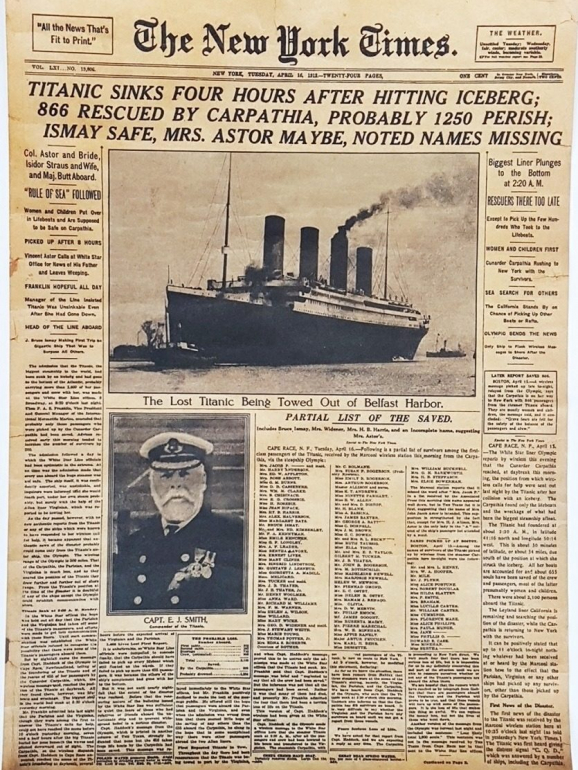 Dos binóculos desaparecidos aos cães resgatados. 12 curiosidades sobre Titanic