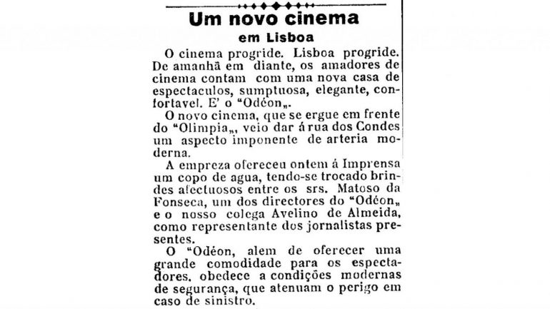 Notícia no 'Diário de Lisboa'