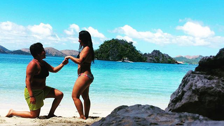 O pedido de casamento de Lígia a Liliana, nas Filipinas