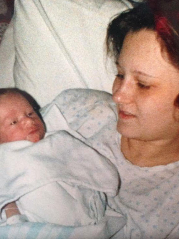 Chris Crocker com a mãe