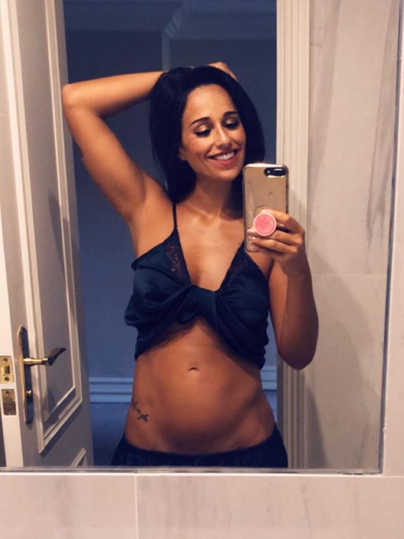 A barriga de seis meses de Rita Pereira