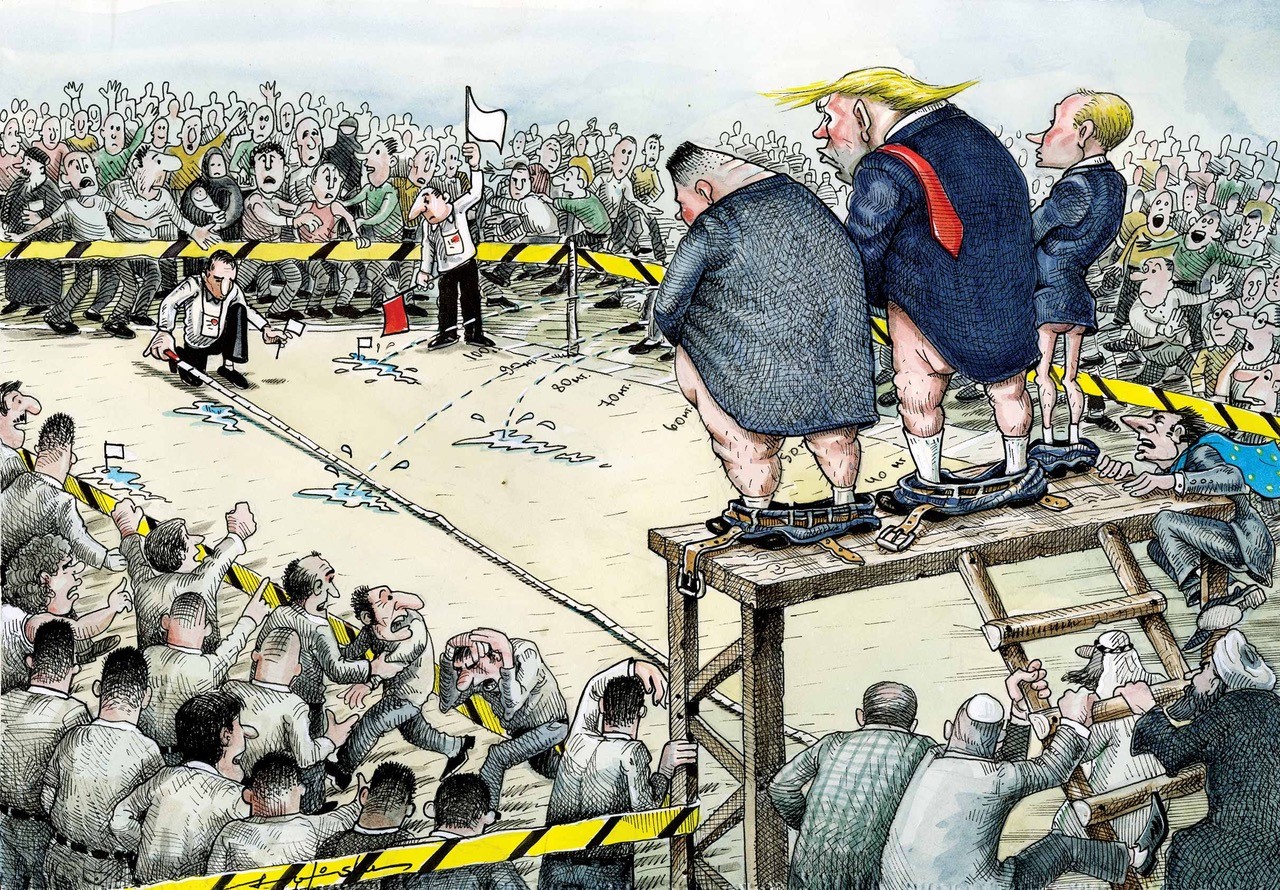 De Boris Johnson a Bolsonaro, estas são as 9 melhores imagens satíricas do World Press Cartoon