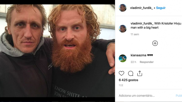 É assim o Instagram do ator que faz de Night King