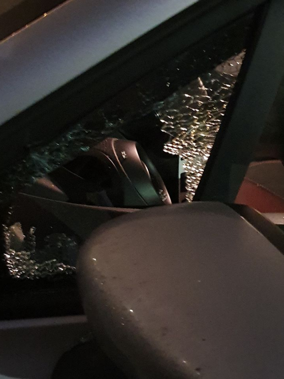 Foi neste estado que ficou o vidro do carro do apresentador da RTP1