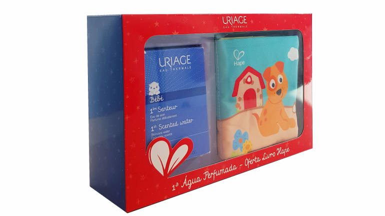O kit livro + água perfumada tem o custo de 18€