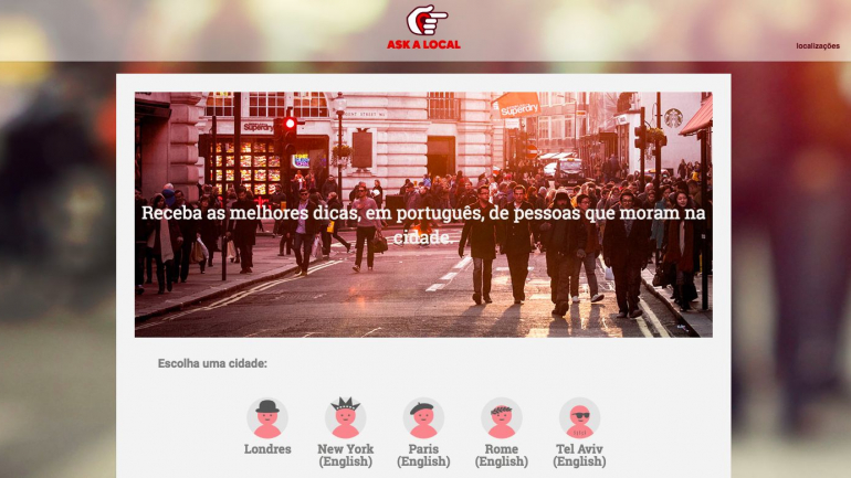 A app também está disponível em português