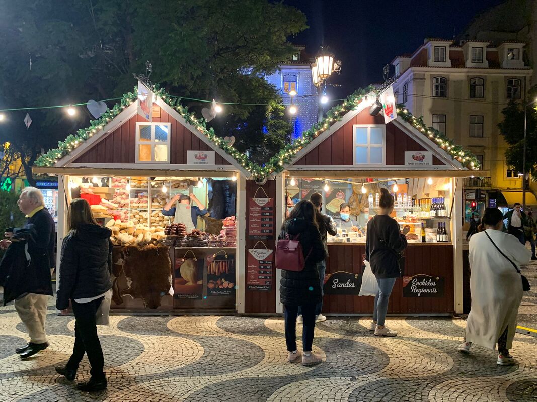 Christmas Market Rossio Christmas Market Rossio