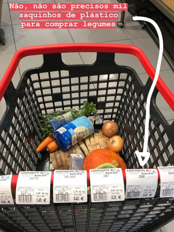 Fiz este Storie em outubro do ano passado, num dia em que me esqueci dos sacos em casa