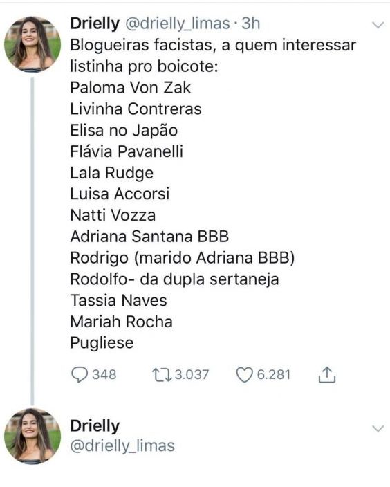 Apoiantes de Bolsonaro são duramente criticadas e perdem seguidores nas redes sociais