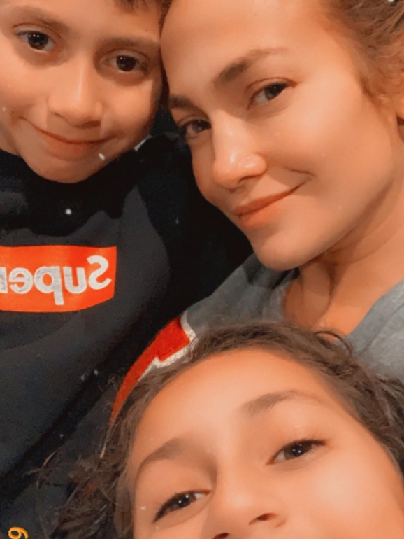 Esta é a fotografia partilhada no Instagram por 'jlo', como é conhecida 