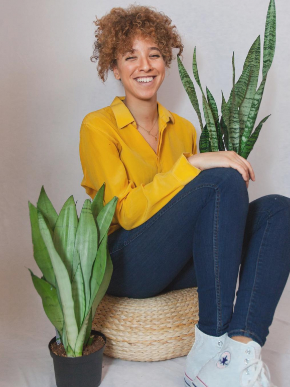 Maryah Greene trabalha como consultora de plantas