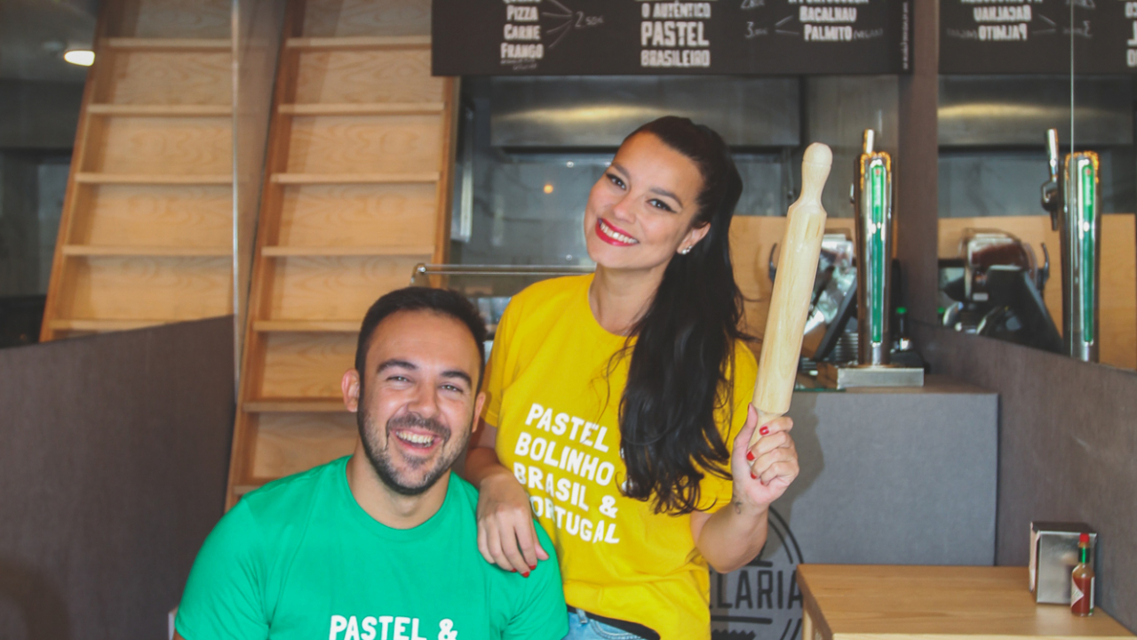 Pedro e Carol são a dupla por detrás d' A Pastelaria
