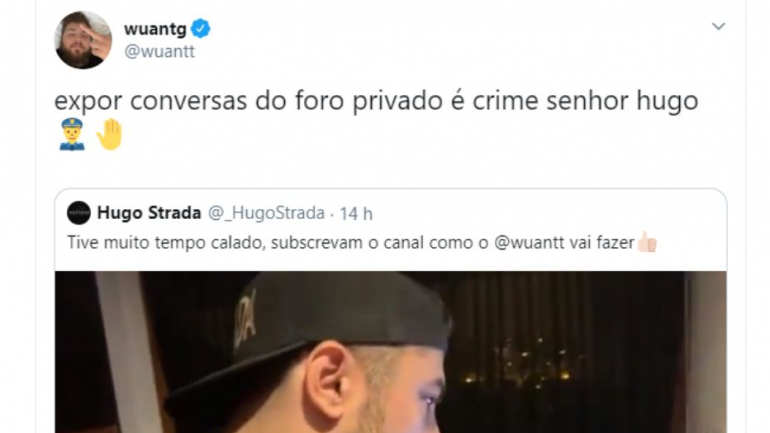 O vídeo de Hugo Strada foi retweetado por Want e gerou ainda mais polémica