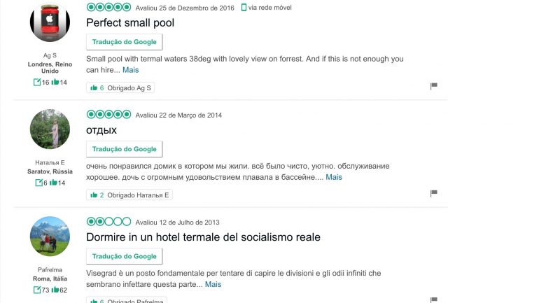 No TripAdvisor as opiniões dividem-se, em parte porque muitos dos hóspedes desconhecem a crua realidade do hotel