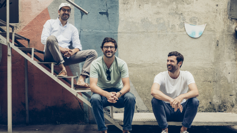 Vasco Mendonça, Pedro Palha e Pedro Gaspar formam o trio empreendedor 
