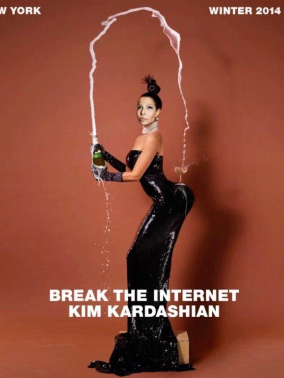 José Castelo Branco no corpo de Kim Kardashian 