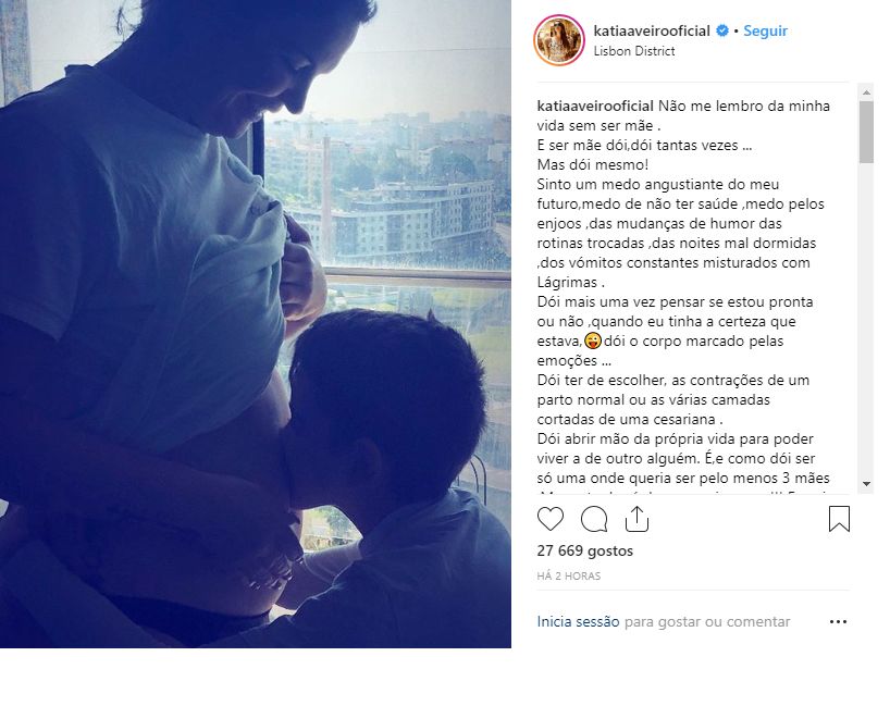 Kátia Aveiro. Irmã de Cristiano Ronaldo está grávida pela terceira vez