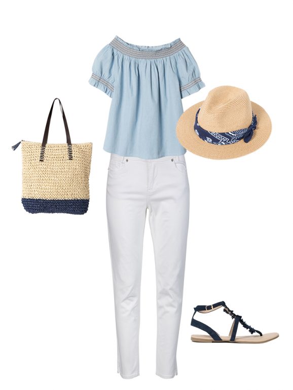 Um dos looks criados pelo stylist virtual