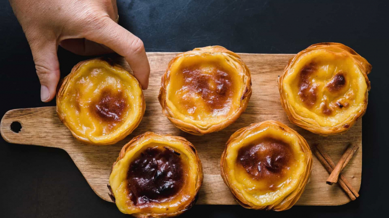 O valor do workshop já inclui a degustação de pastéis de nata
