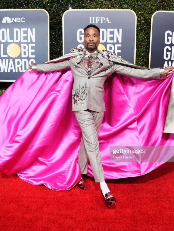 Este foi o look escolhido pelo ator para a gala dos Globos de Ouro