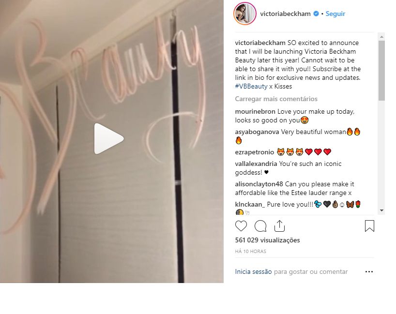 Victoria Beckham Beauty. É esta a nova marca de cosméticos lançada pela ex-Spice Girl