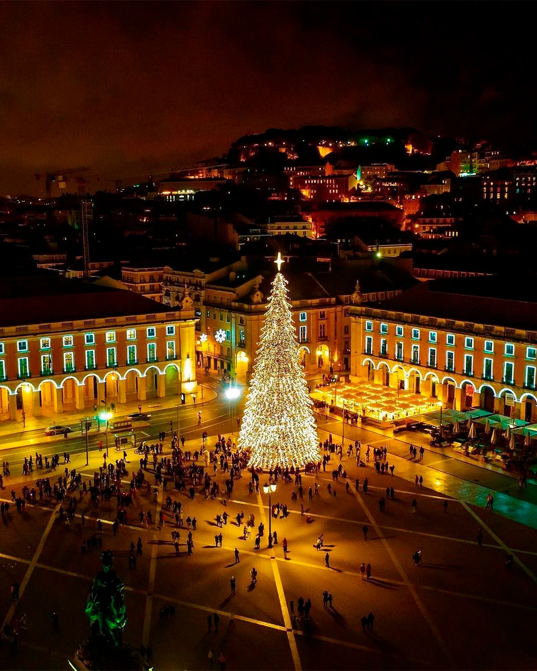 Luzes de Natal no Terreiro do Paço, Lisboa Luzes de Natal no Terreiro do Paço, Lisboa