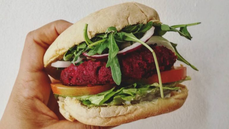 Bloody Beet Burger (12€)