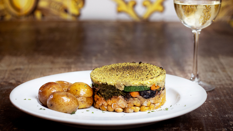 O prato vegan é uma das novidades da carta