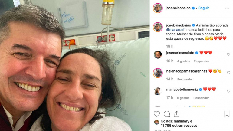 Maria Rueff deve regressar ao trabalho já na próxima semana