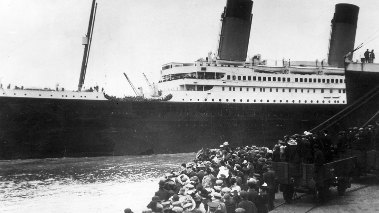 A viagem inaugural do Titanic aconteceu a 10 de abril de 1912