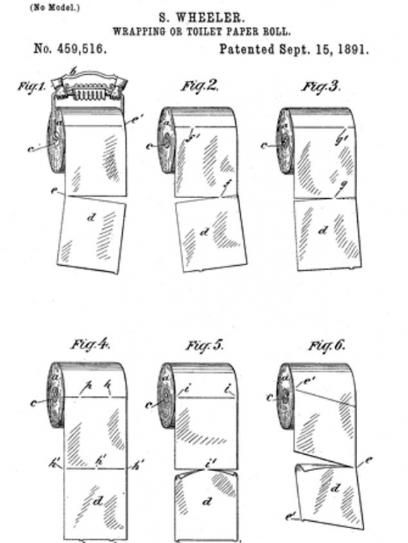 Como é que devemos pendurar o papel higiénico?