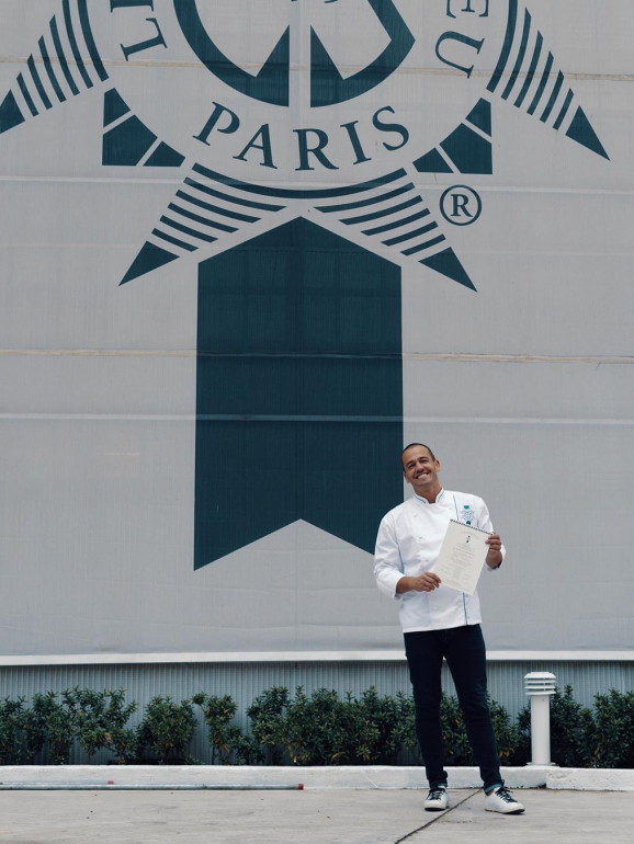 A fotografia que Pedro Teixeira partilhou sobre a conclusão do curso de cozinha 